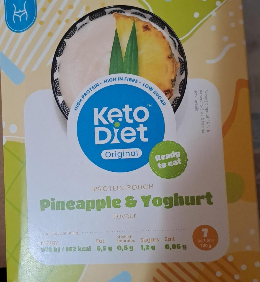 Fotografie - Protein Pouch Pineapple & Yoghurt KetoDiet