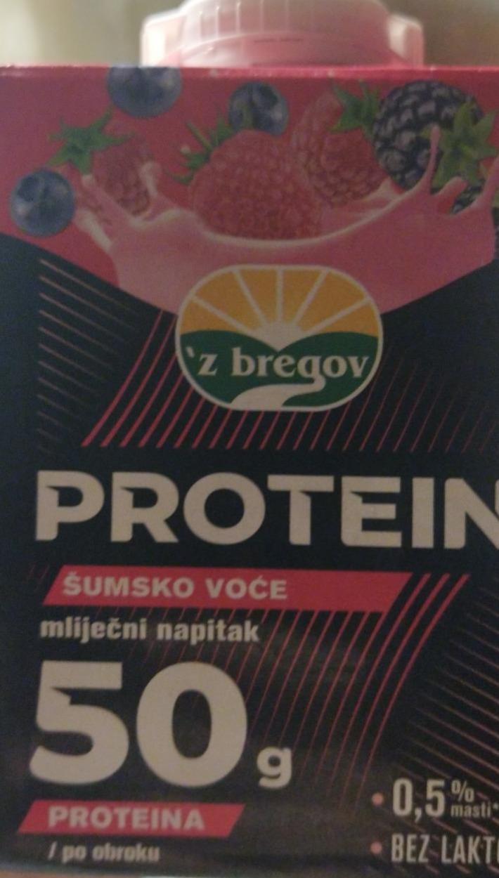 Fotografie - Protein mliječni napitak Šumsko voće 'Z bregov