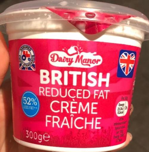 Fotografie - British Reduced Fat Crème Fraîche Dairy Manor