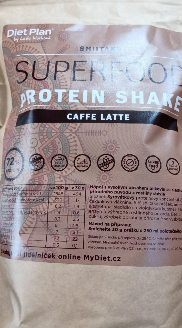Fotografie - Protein Shake Caffe Latte Diet Plan