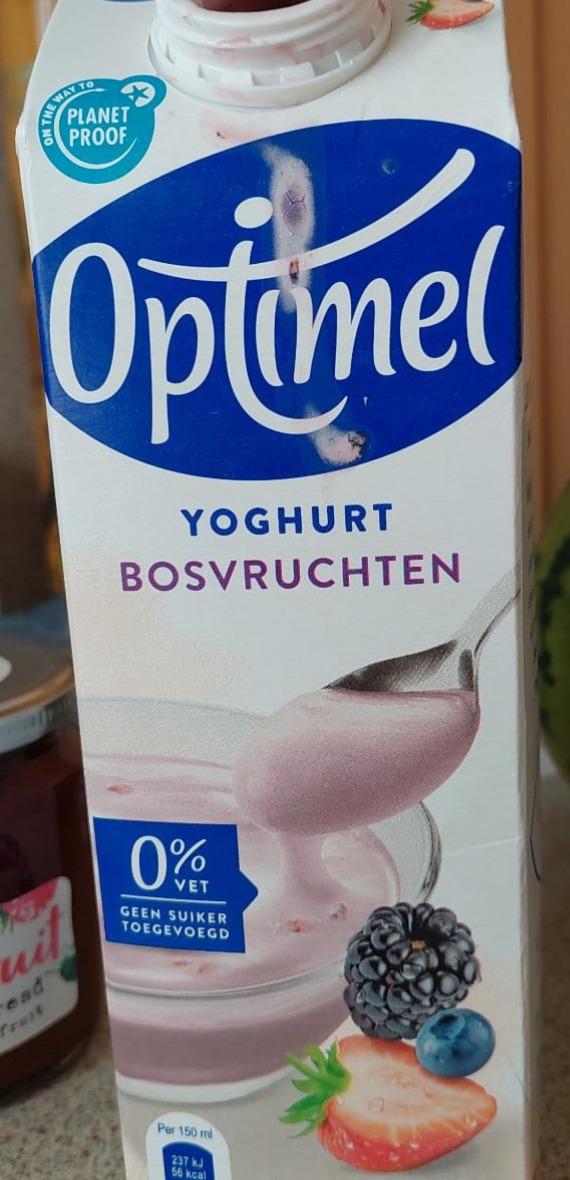 Fotografie - Yoghurt 0% vetten Bosvruchten Optimel