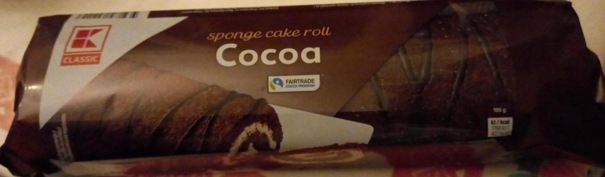 Fotografie - Sponge cake roll Cocoa K-Classic