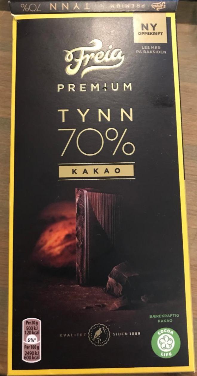 Fotografie - Premium Tynn 70% kakao Freia