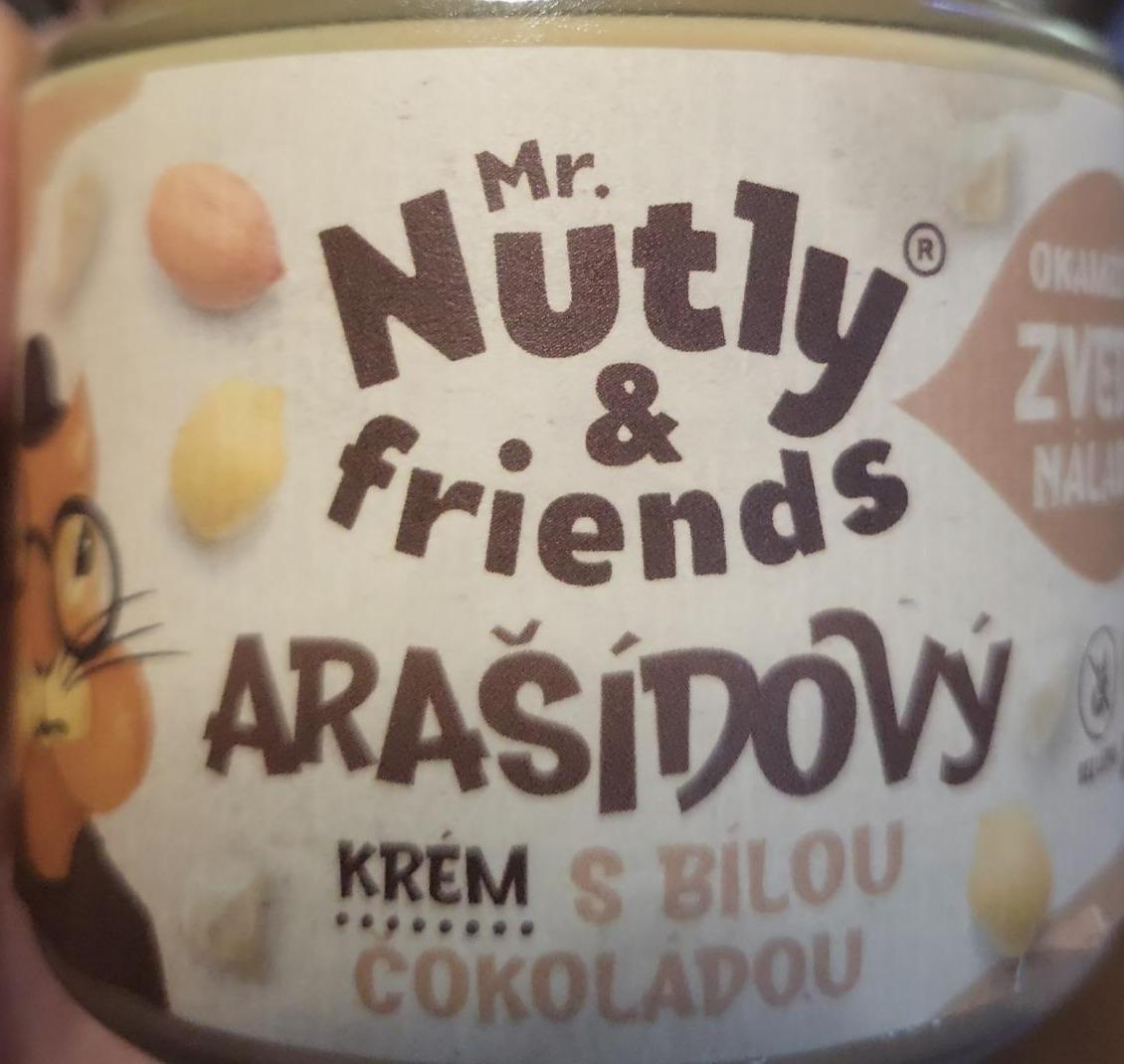 Fotografie - Arašídový krém s bílou čokoládou Mr. Nutly & Friends