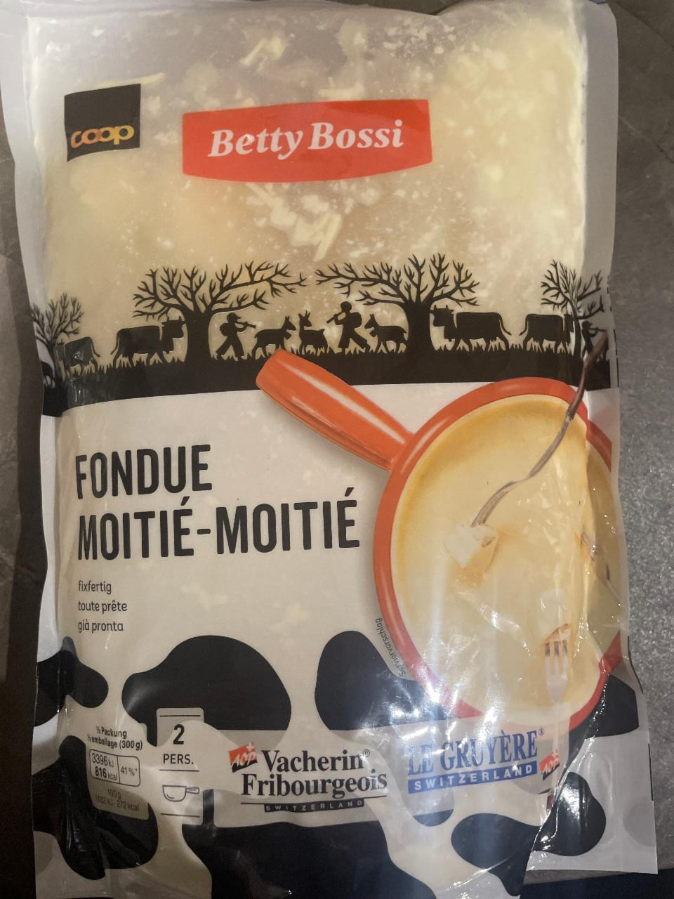 Fotografie - Fondue Moitié-Moitié Betty Bossi