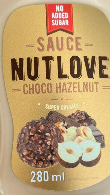 Fotografie - Sauce Choco Hazelnut Super creamy Nutlove