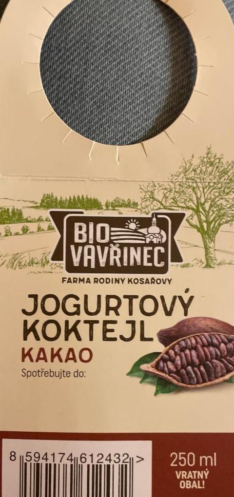 Fotografie - Jogurtový koktejl kakao Bio Vavřinec