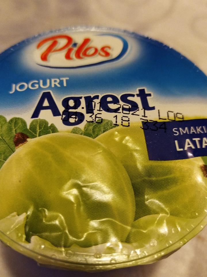 Fotografie - jogurt angrešt Pilos