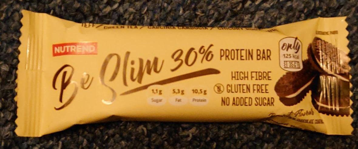 Fotografie - Be Slim 30% protein bar biscuit (sušenka) Nutrend
