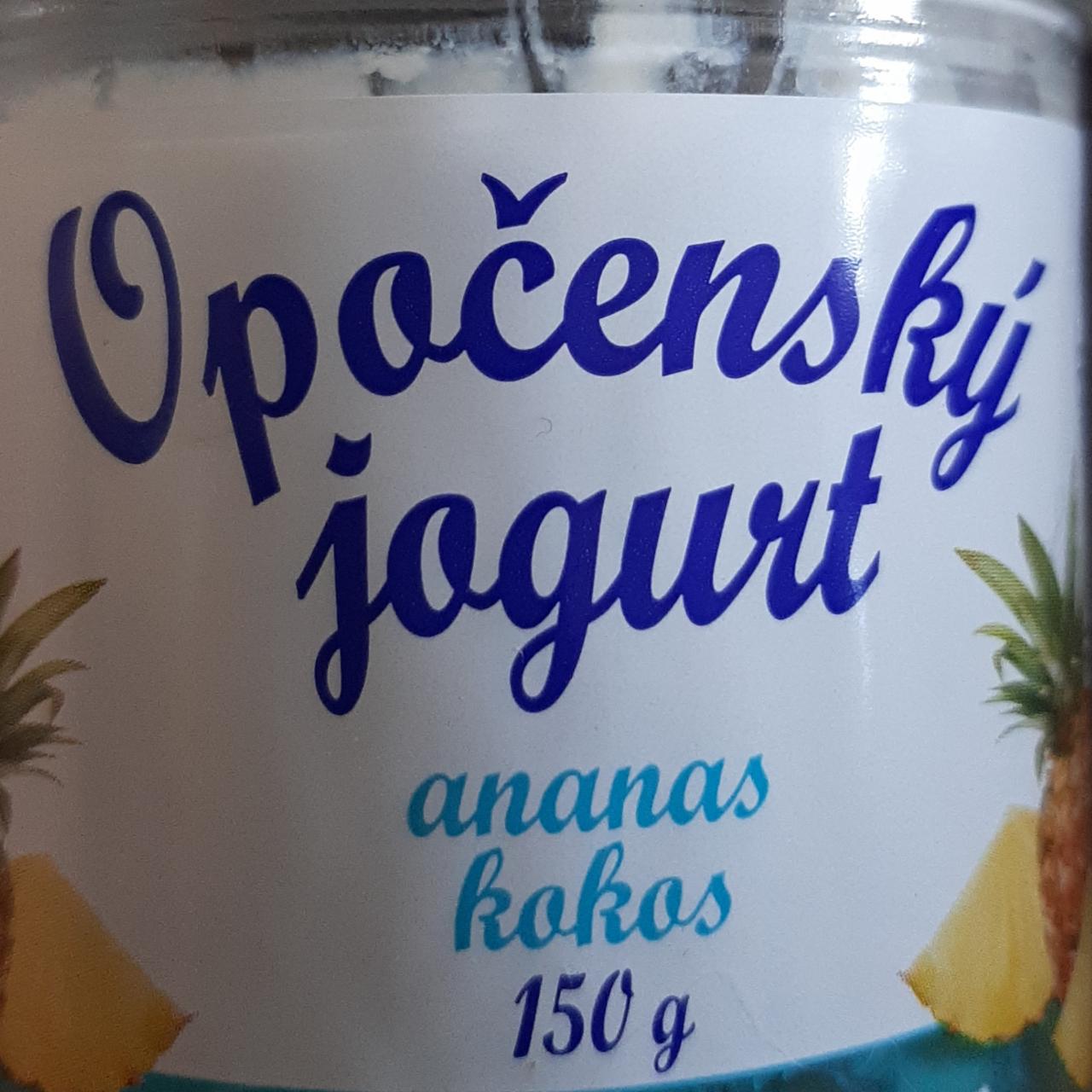 Fotografie - Opočenský jogurt ananas kokos
