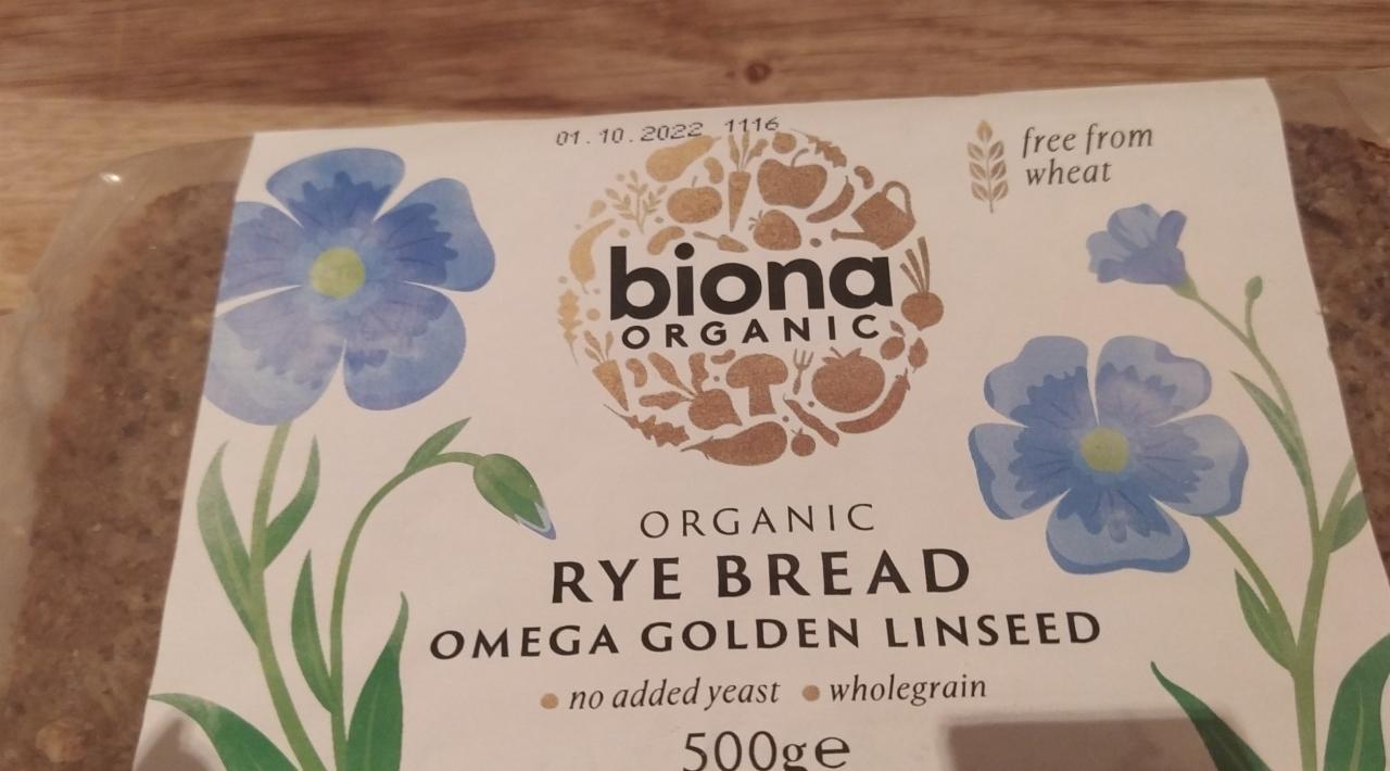 Fotografie - Organic Rye Bread Biona organic
