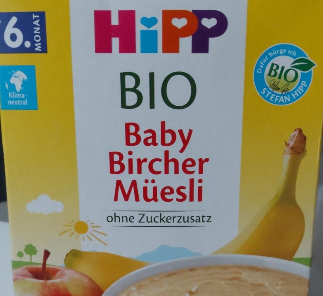 Fotografie - Bio Baby Bircher Müesli Ohne Zuckerzusatz Hipp