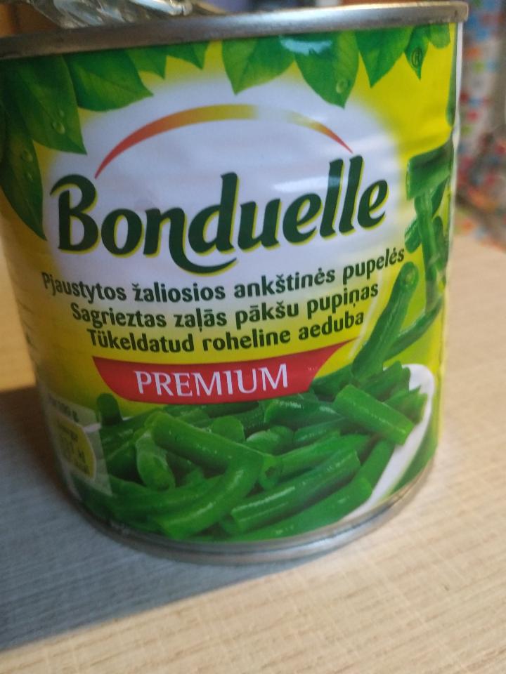 Fotografie - Bonduelle zelené fazolové lusky krájené v konzervě