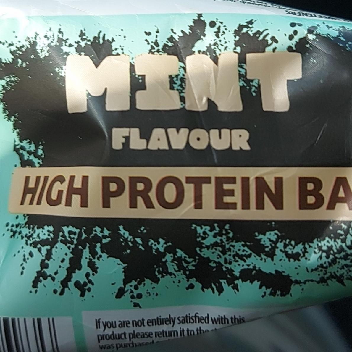 Fotografie - Mint flavour High protein bar Harvest Morn
