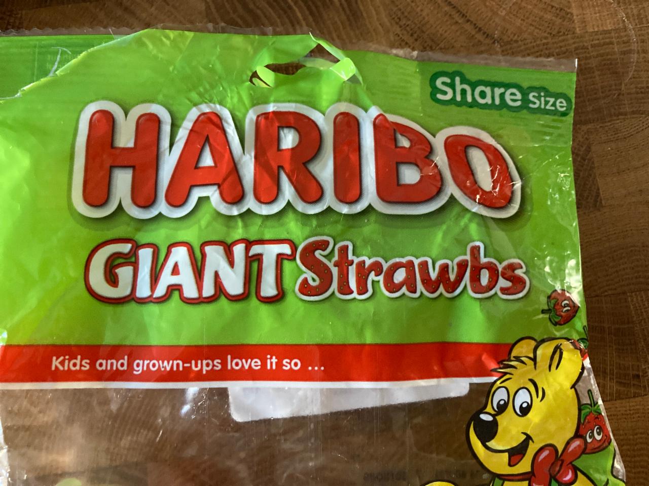Fotografie - Haribo Velké Jahody Giant Strawbs
