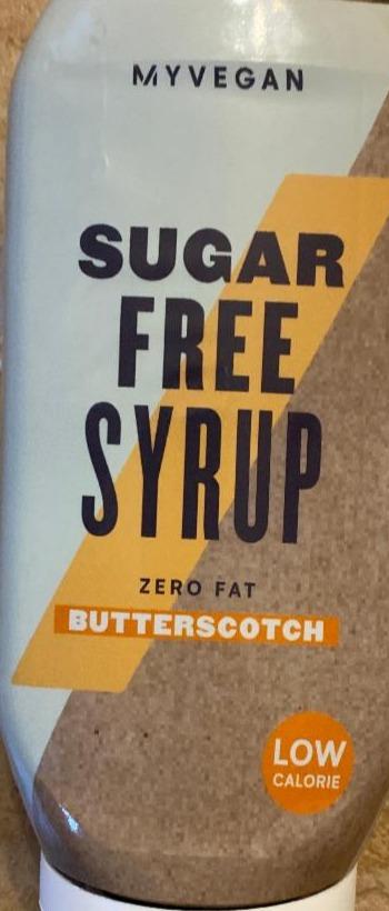 Fotografie - Sugar free syrup Butterscitch MyVegan