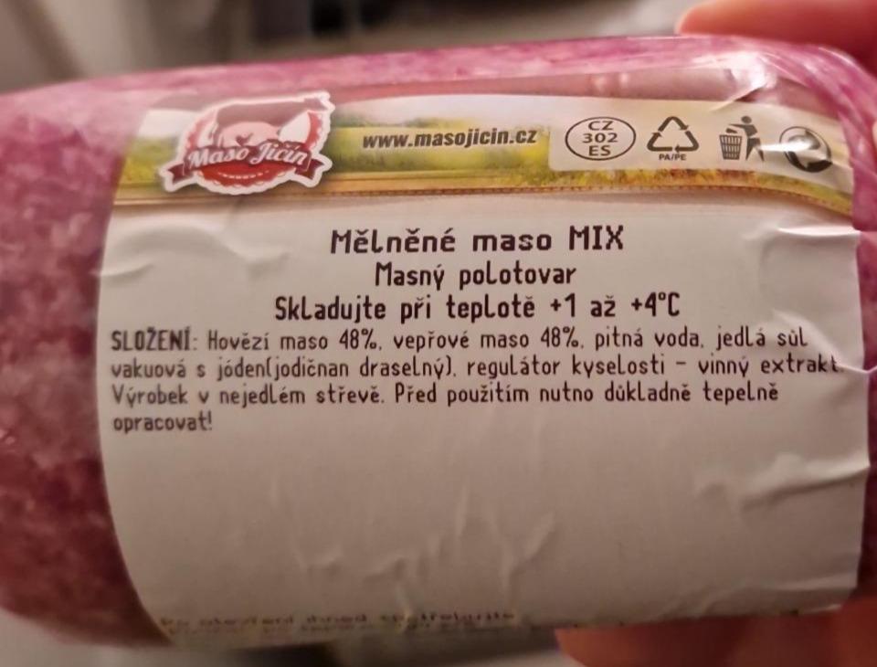 Fotografie - Mělněné maso Mix Maso Jičín