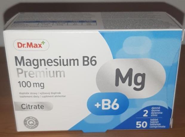 Fotografie - Magnesium B6 Premium 100mg Citrate Dr.Max