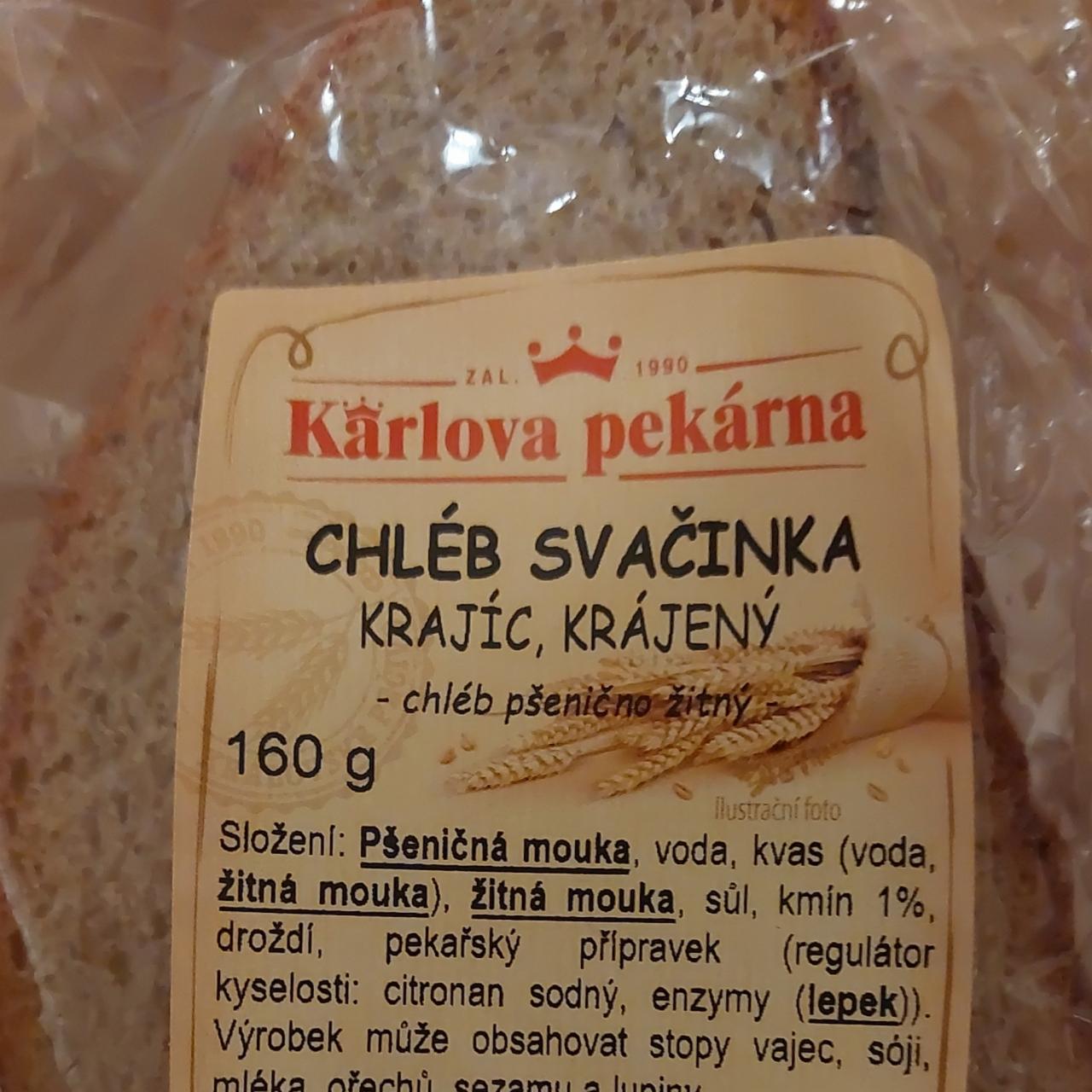 Fotografie - Chléb Svačinka Karlova pekárna