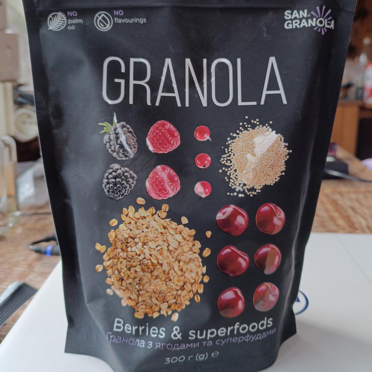Fotografie - Granola Berries & superfoods San Granola