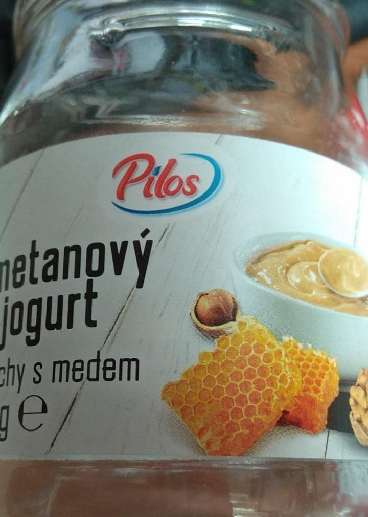 Fotografie - Smetanový jogurt ořechy s medem Pilos