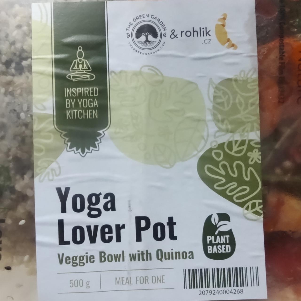 Fotografie - Yoga Lover Pot The Green Garden