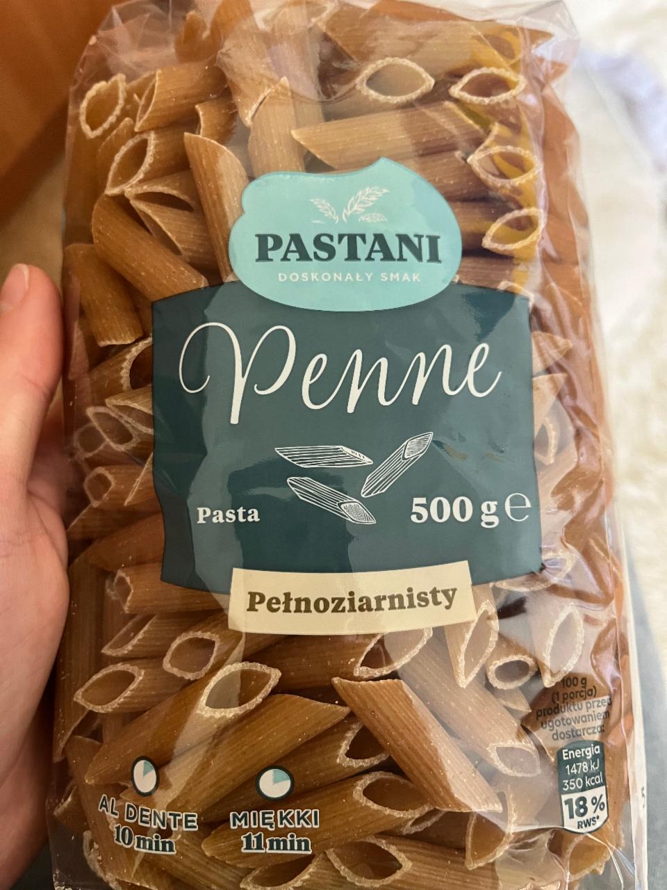 Fotografie - Pasta Penne Pełnoziarnisty Pastani