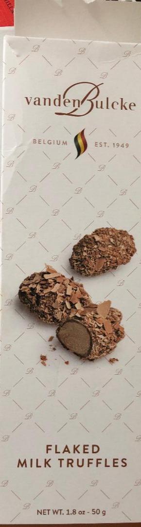 Fotografie - flaked milk truffles
