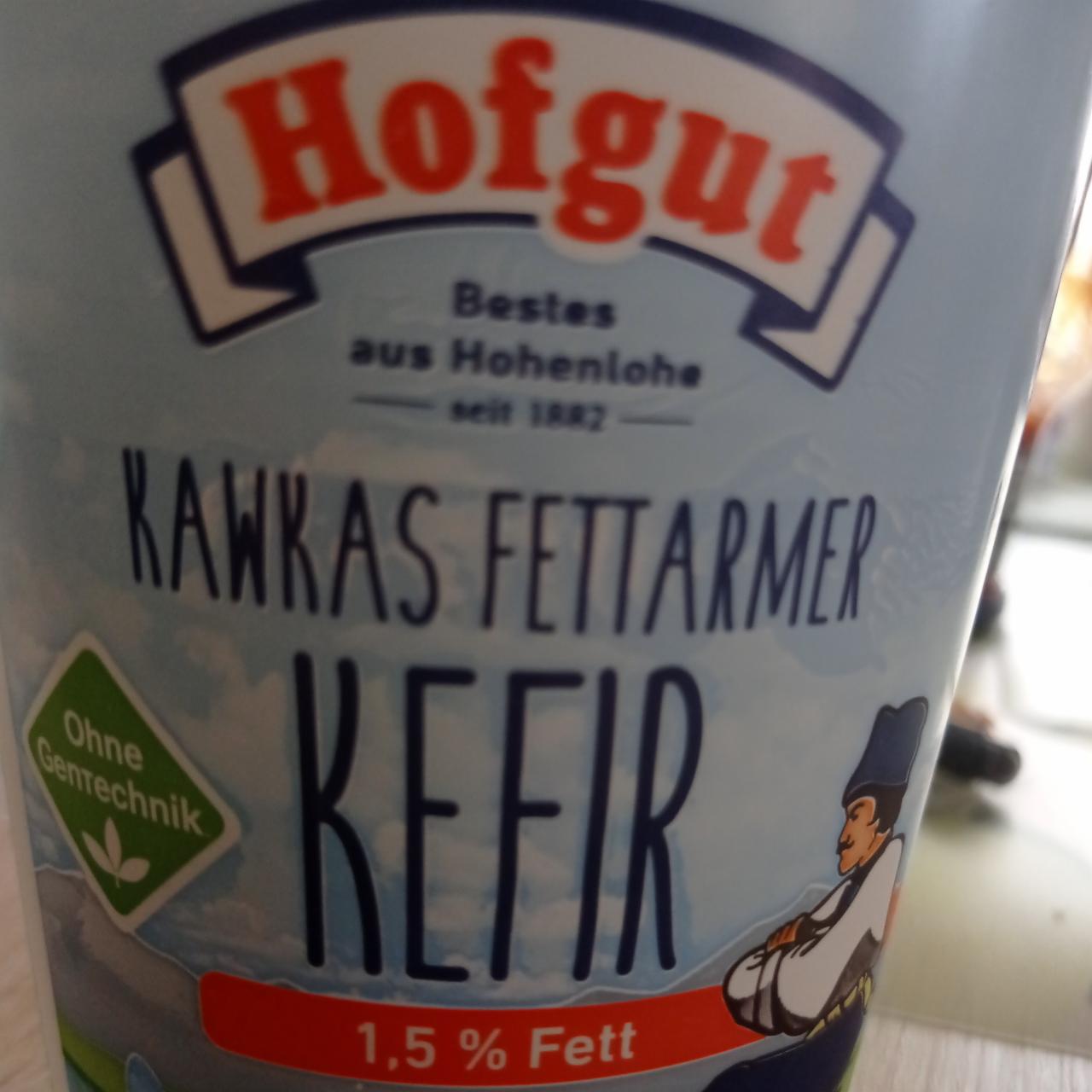 Fotografie - Hofgut fettarmer Kawkas Kefir mild, 1,5 % Fett