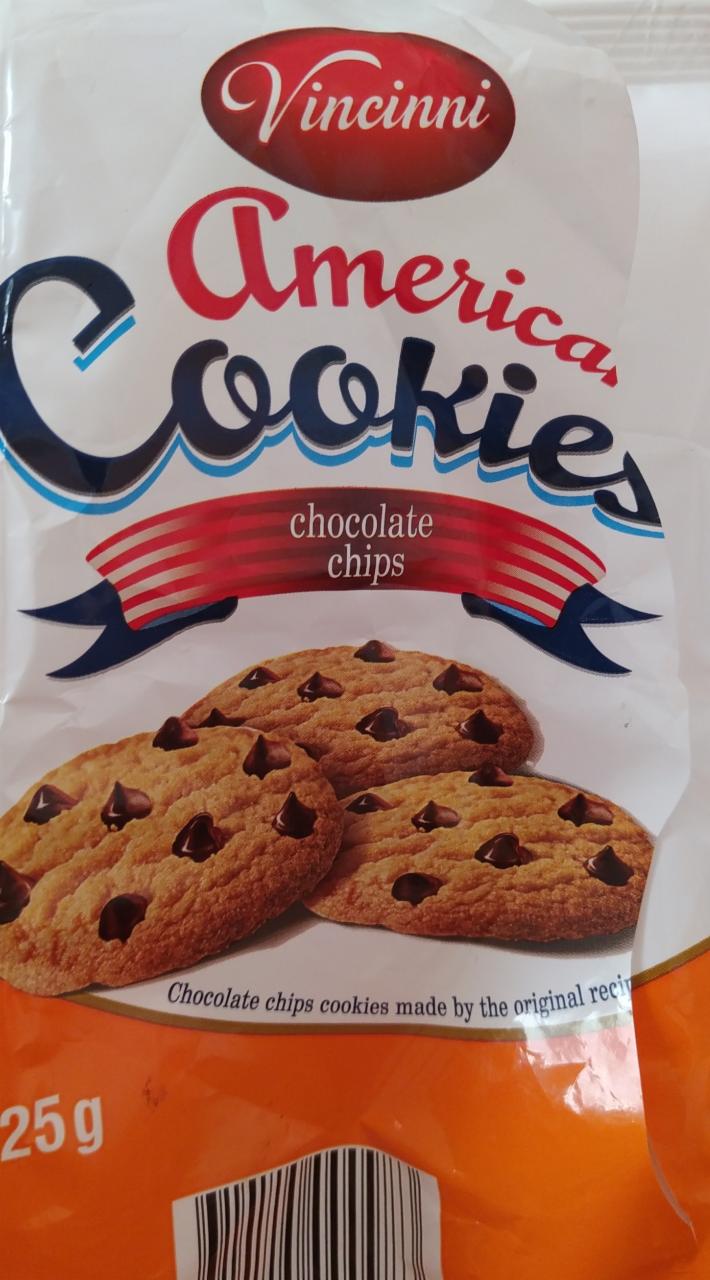 Fotografie - American Cookies chocolate chips Vincinni