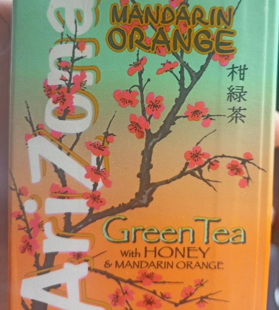 Fotografie - Green Tea with Honey & Mandarin Orange Arizona