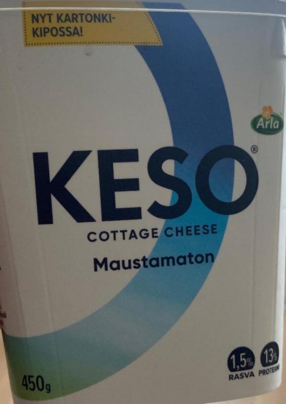 Fotografie - Keso cottage cheese Maustamaton