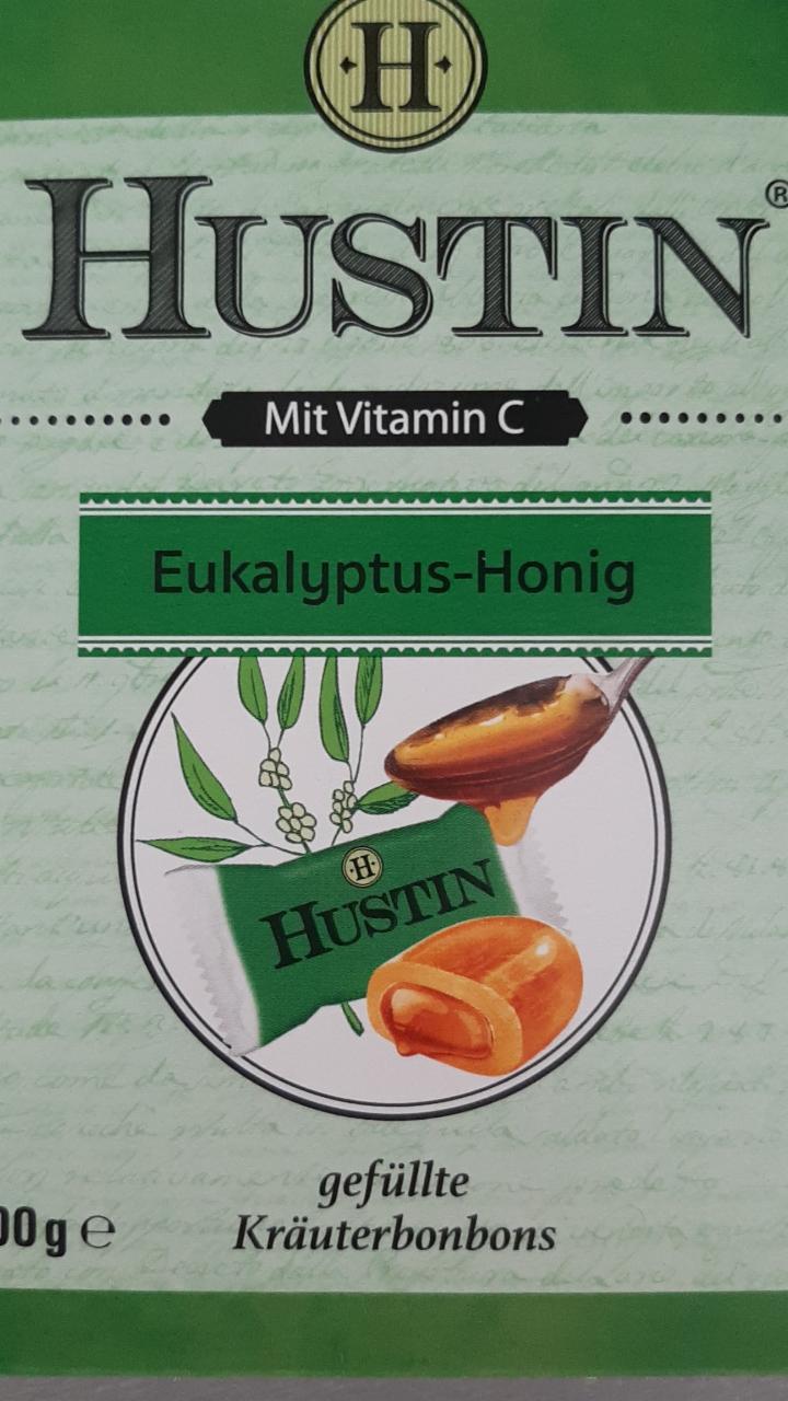 Fotografie - Hustin gedüllte Kräuterbons Eukalyptus-Honig 