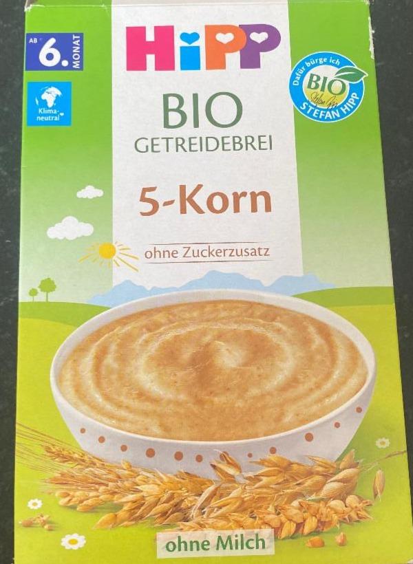 Fotografie - Bio Getreidebrei 5-Korn ohne Zuckerzusatz Hipp