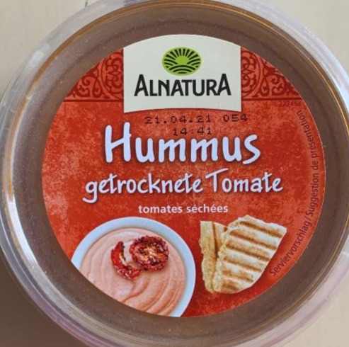 Fotografie - Hummus se sušenými rajčaty Alnatura
