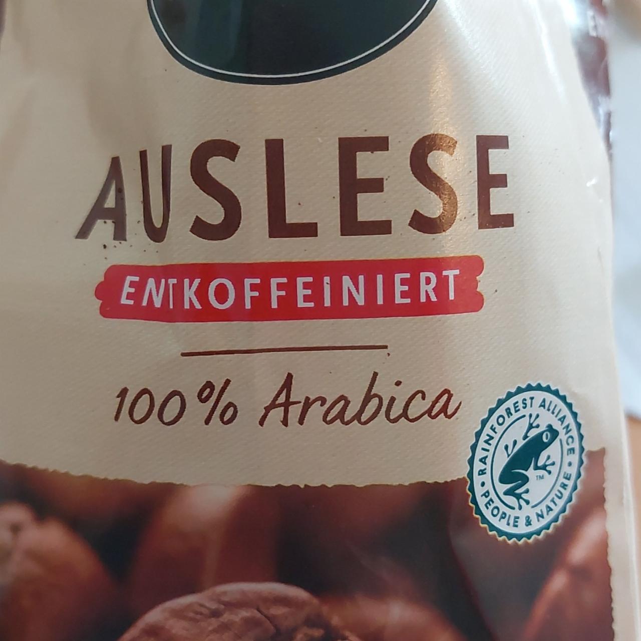 Fotografie - Auslese Entkoffeiniert 100% Arabica