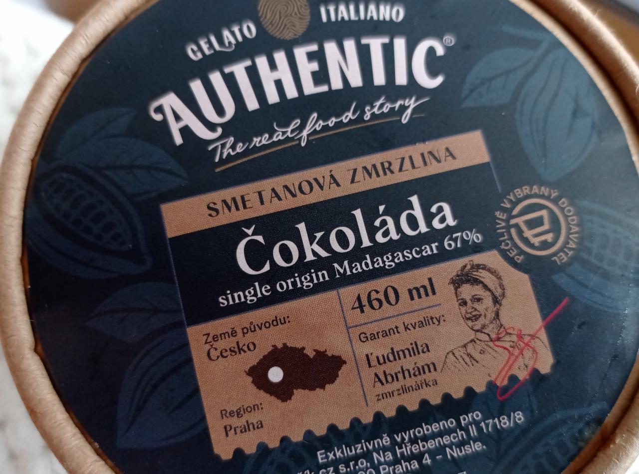 Fotografie - Smetanová zmrzlina Čokoláda single origin Madagascar 67% Authentic by Košík.cz