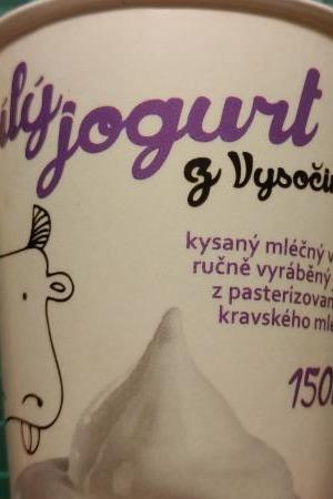 Fotografie - bílý jogurt z Vysočiny