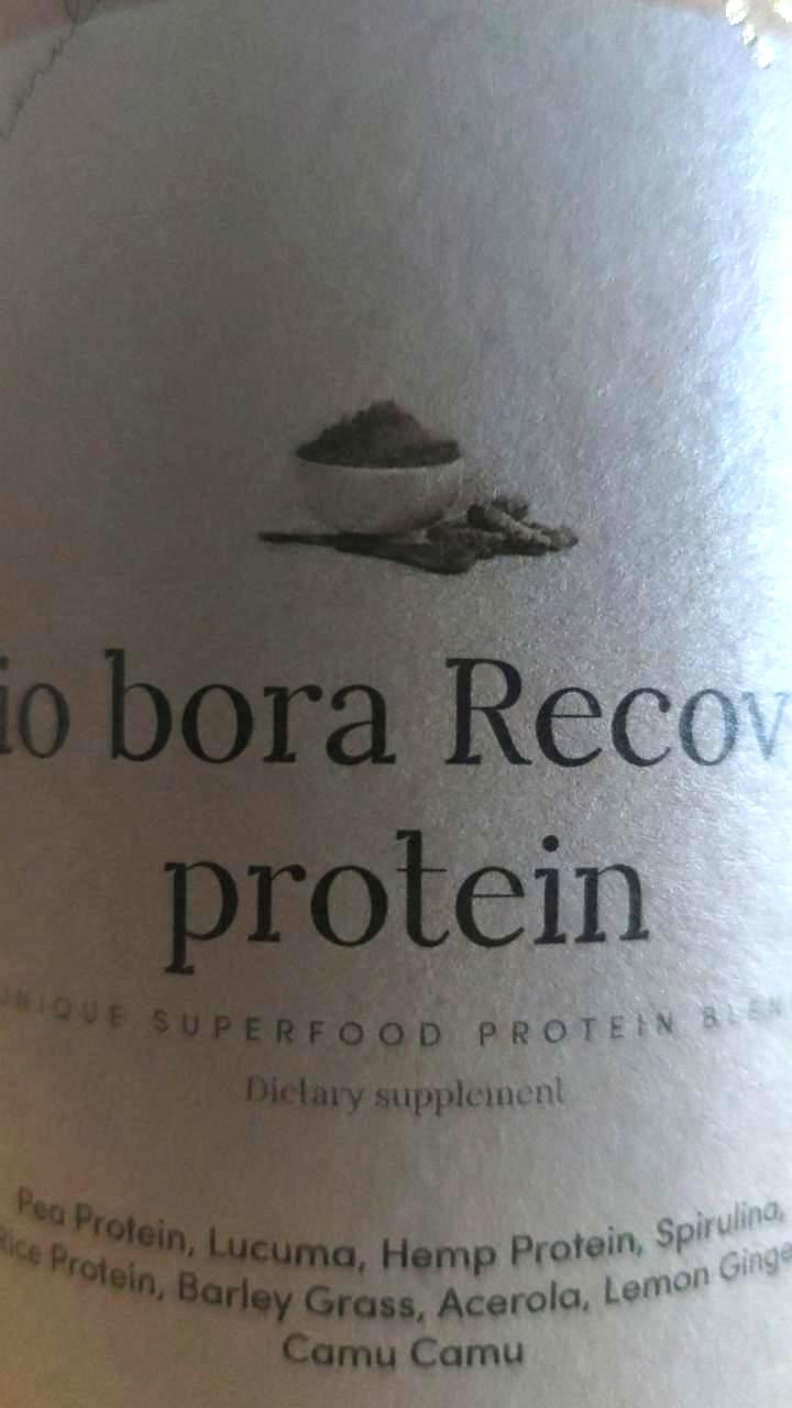 Fotografie - Bio bora recover protein BoraTree
