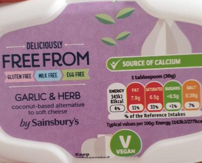 Fotografie - freefrom garlic herb by Sainsburys
