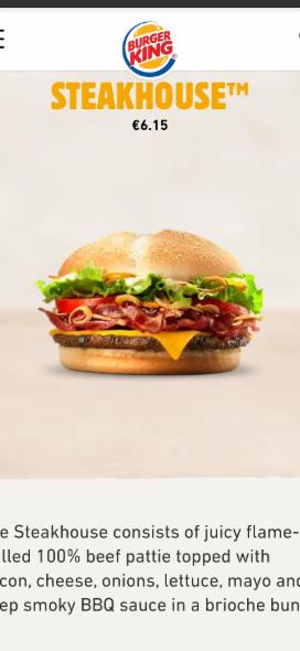 Fotografie - Burger King Steakhouse