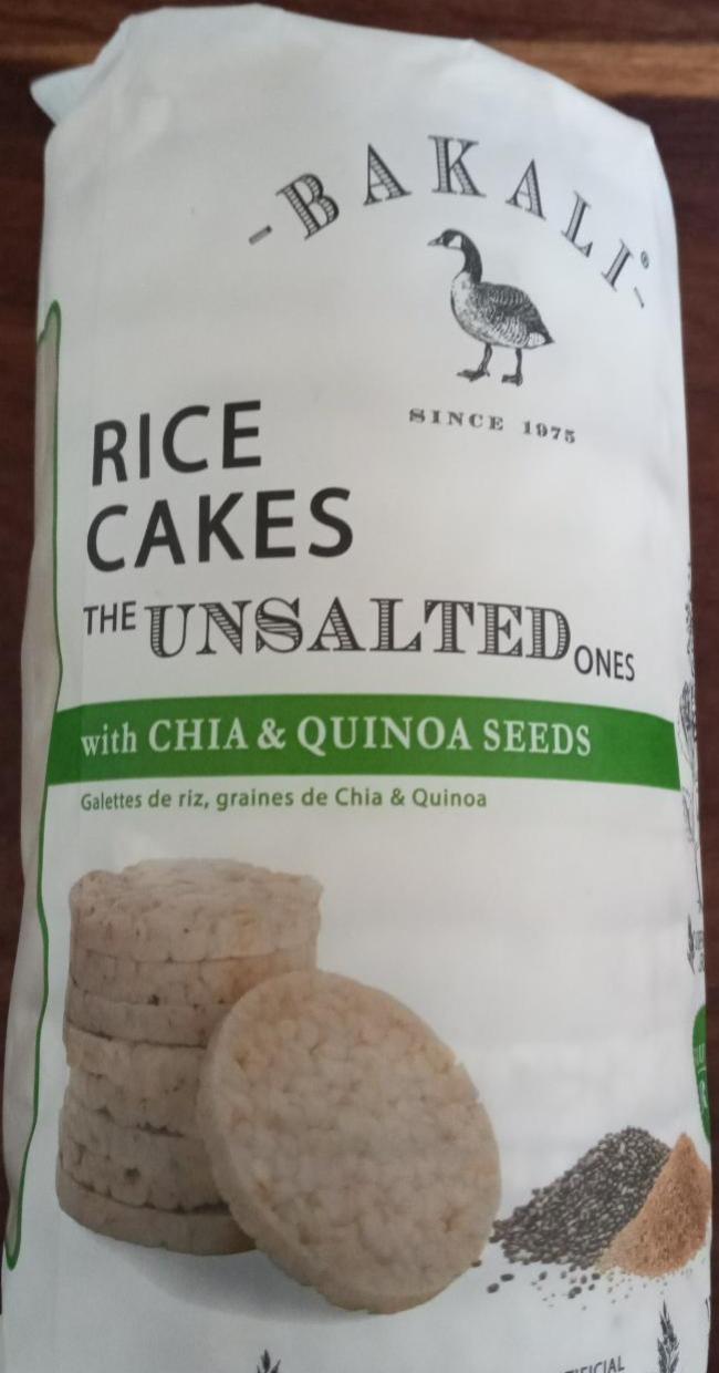 Fotografie - Unsalted Rice Cakes with Chia & Quinoa Seeds Bakali