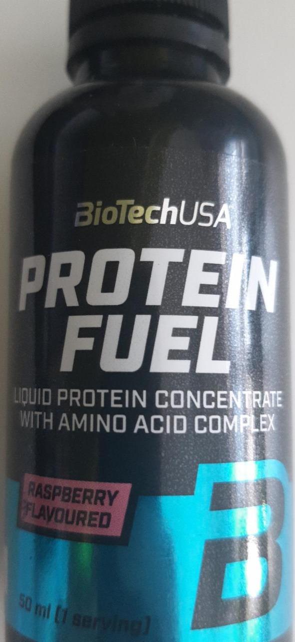 Fotografie - Protein Fuel liquid Raspberry flavoured BioTechUSA