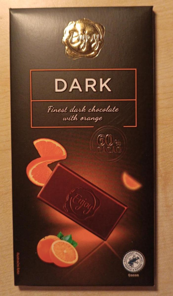 Fotografie - Finest Dark chocolate with Orange Enjoy