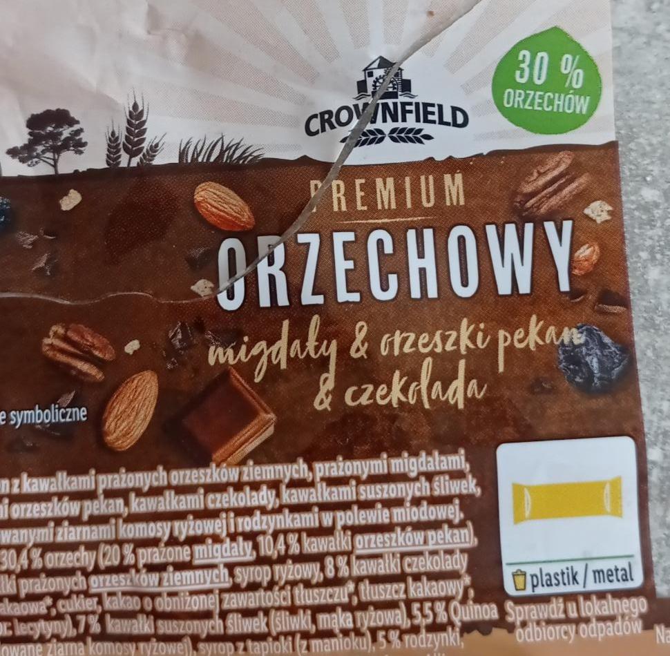 Fotografie - Premium Orzechowy migdały & orzeszki pekan & czekolada Crownfield