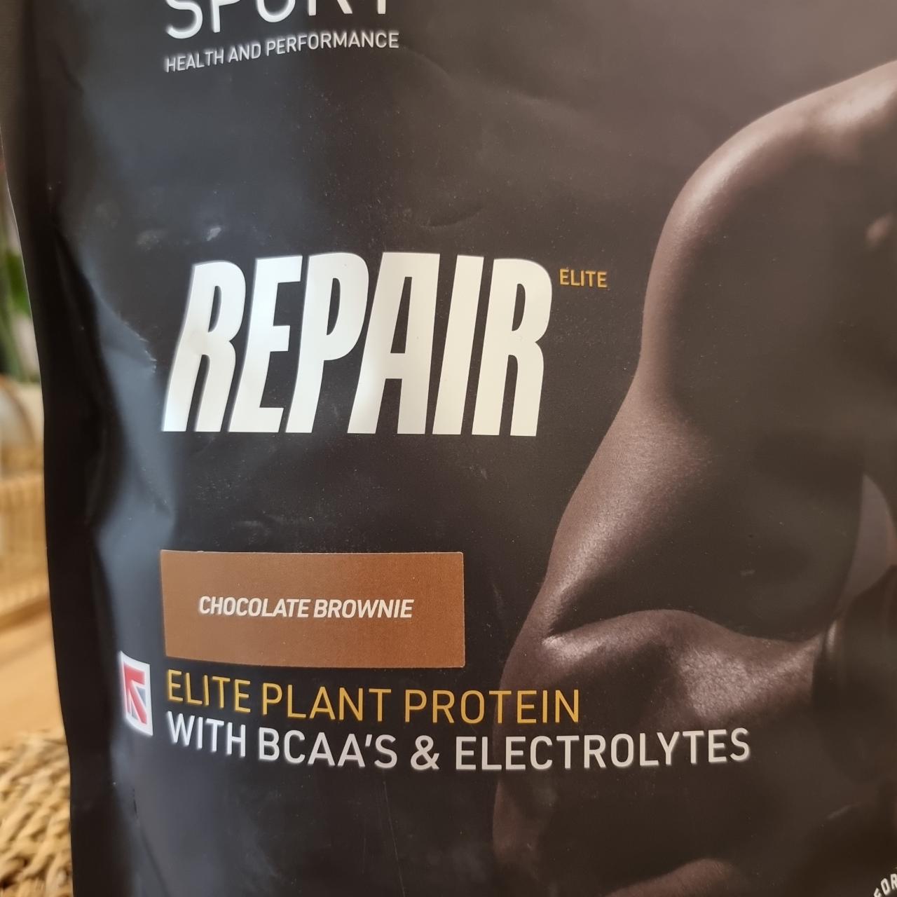 Fotografie - Elite Repair Protein Chocolate Brownie Raw Sport