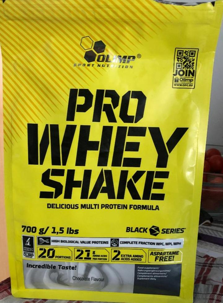 Fotografie - Pro Whey Shake chocolate Olimp sport nutrition