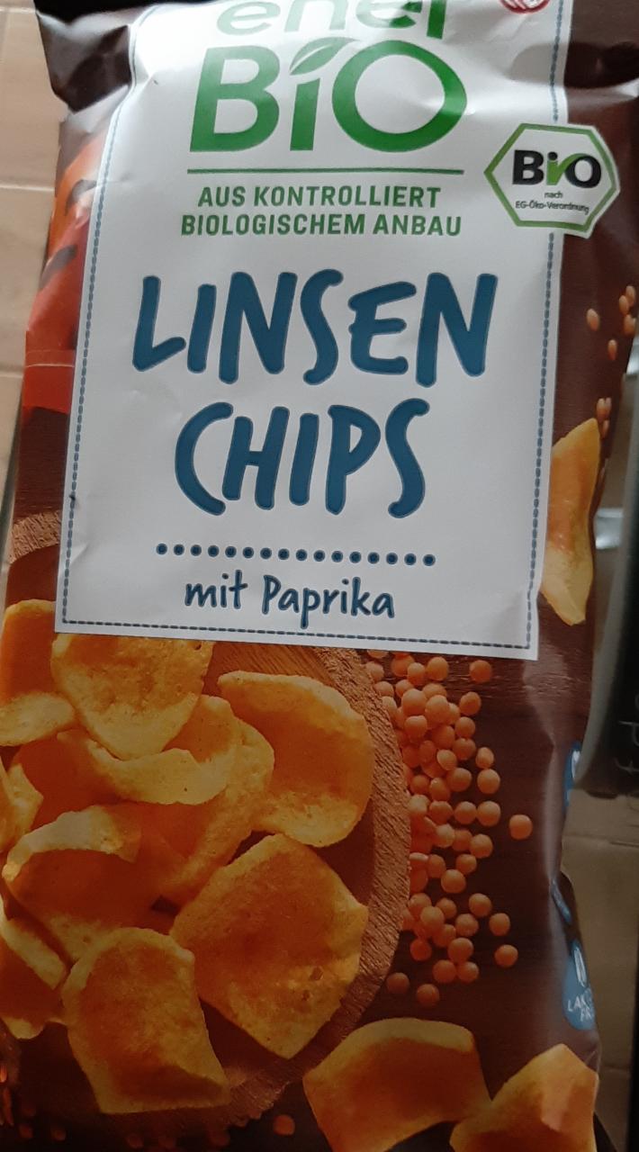 Linsen Chips mit Paprika - kalorie, kJ a nutriční hodnoty