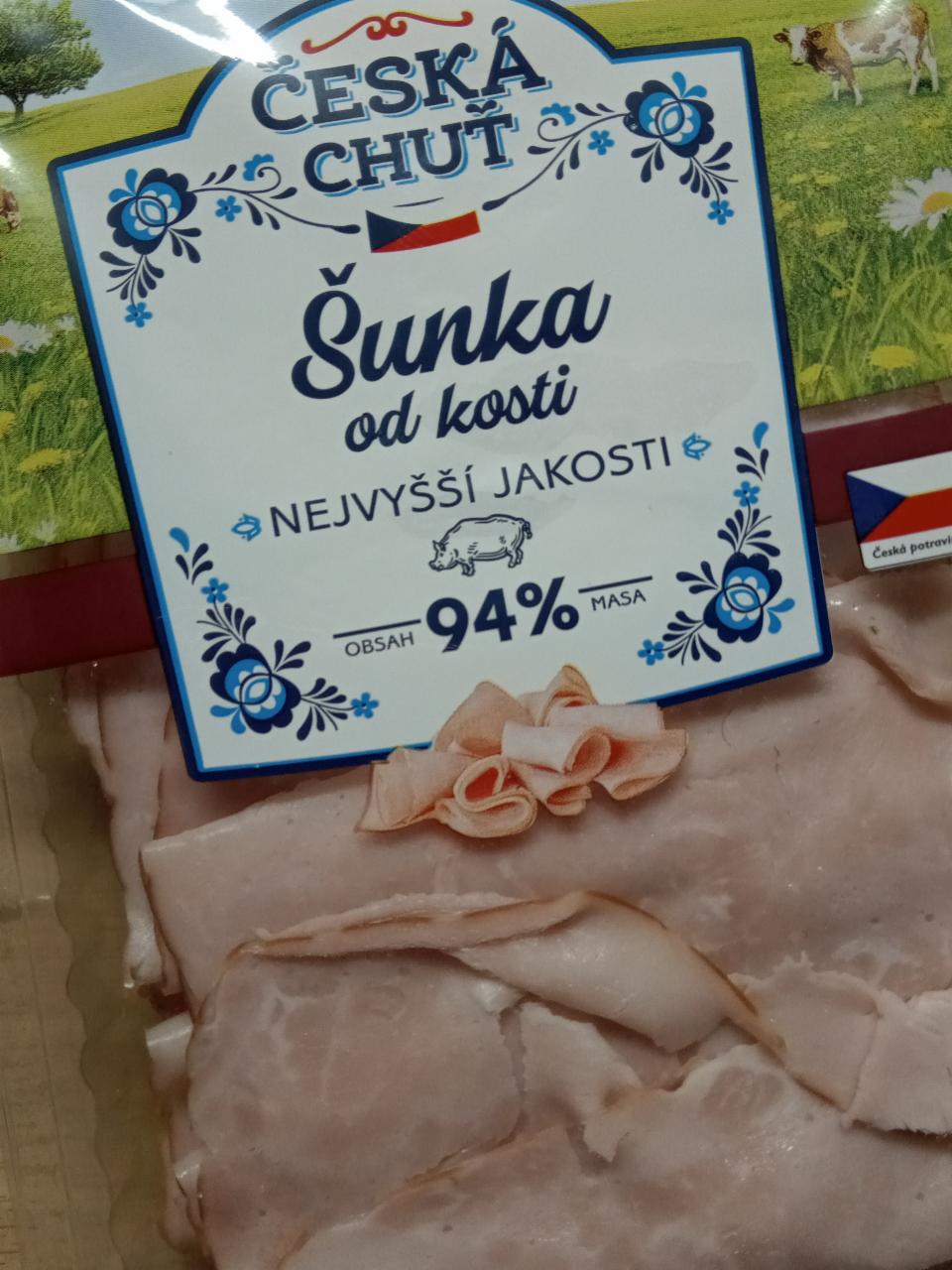 Fotografie - Šunka od kosti 94% masa Česká chuť