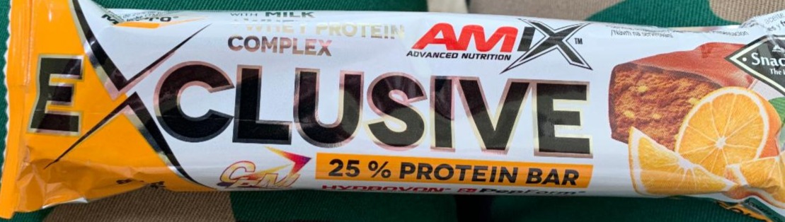 Fotografie - Exclusive Protein Bar Pomeranč Čokoláda Amix Nutrition